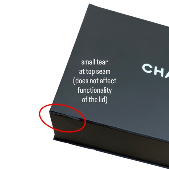 CHANEL Empty Box Magnetic Gift Bag Purse Rectangular Mini Boy WOC Caviar Black - Picture 6 of 10